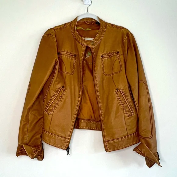 Big Chill Jackets Coats Big Chill Vintage Faux Leather